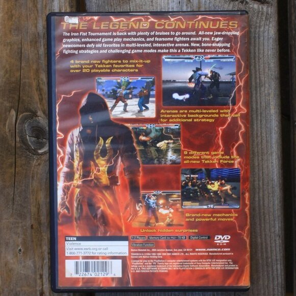 PlayStation 2 Tekken 4 Namco Video Game Play Station PS2 - Picture 2 of 3